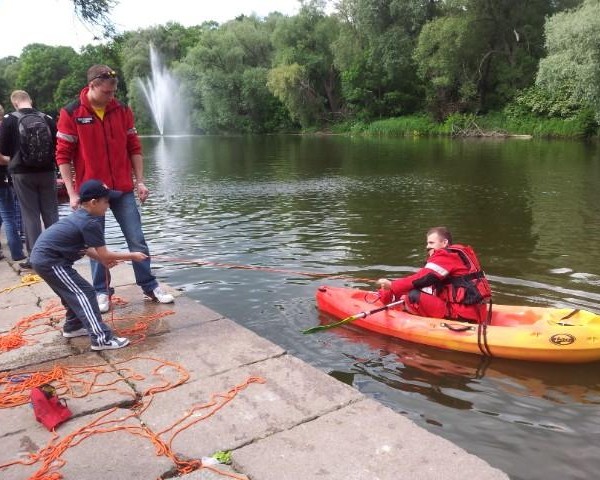 Dzień Dziecka w Parku Kasprowicza nad Rusałką - impreza WOPR Szczecin